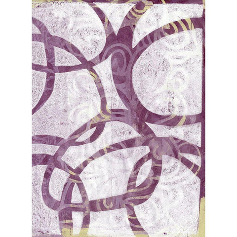 Monoprint XII Gold Ornate Wood Framed Art Print with Double Matting by St Hilaire, Elizabeth