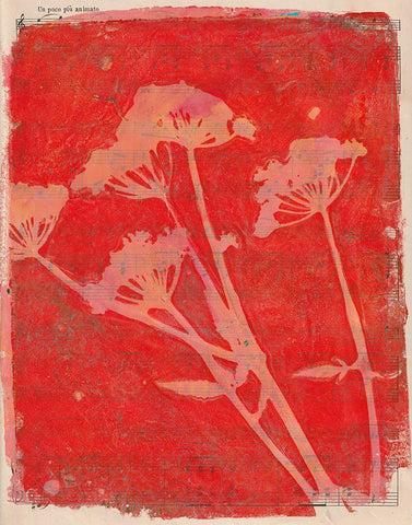 A Queen Anne II Black Ornate Wood Framed Art Print with Double Matting by St Hilaire, Elizabeth