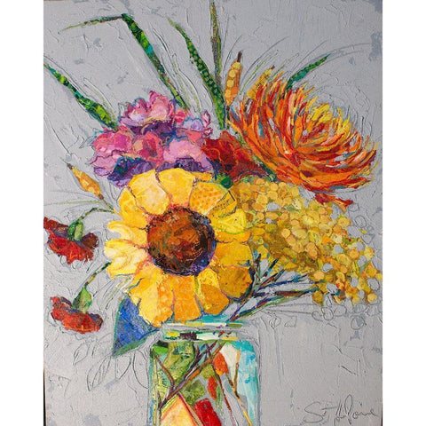 Falling for You I Gold Ornate Wood Framed Art Print with Double Matting by St Hilaire, Elizabeth