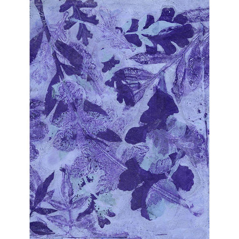 Very Peri Botanical Print II Black Modern Wood Framed Art Print by St Hilaire, Elizabeth