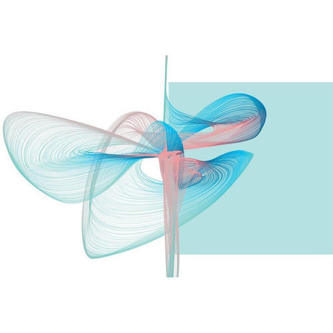 Geometric Shape and Black Abstraction VII White Modern Wood Framed Art Print by Orlov, Irena