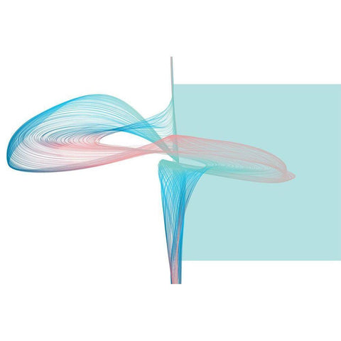 Geometric Shape and Black Abstraction VIII Black Modern Wood Framed Art Print with Double Matting by Orlov, Irena