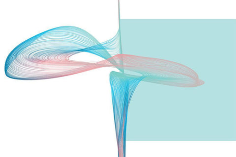 Geometric Shape and Black Abstraction VIII Black Ornate Wood Framed Art Print with Double Matting by Orlov, Irena