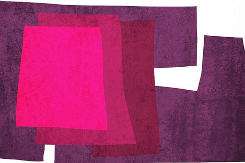 Art Shape Colors design XIX Black Ornate Wood Framed Art Print with Double Matting by Orlov, Irena