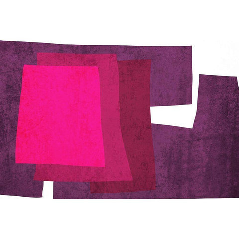 Art Shape Colors design XIX White Modern Wood Framed Art Print by Orlov, Irena