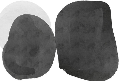 Art Shape Colors design XXVII Black Ornate Wood Framed Art Print with Double Matting by Orlov, Irena