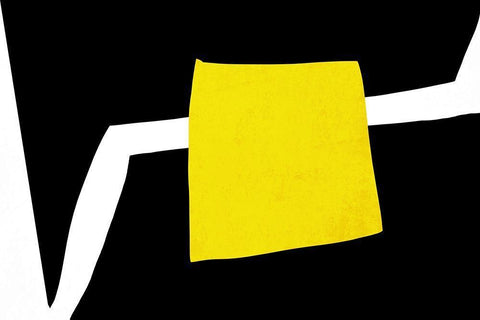 Art Shape Colors Design XXXVIII Black Ornate Wood Framed Art Print with Double Matting by Orlov, Irena