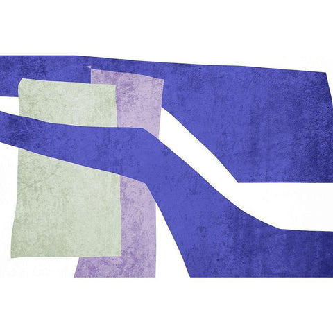 Art Shape Colors Design XXXXV Black Modern Wood Framed Art Print by Orlov, Irena