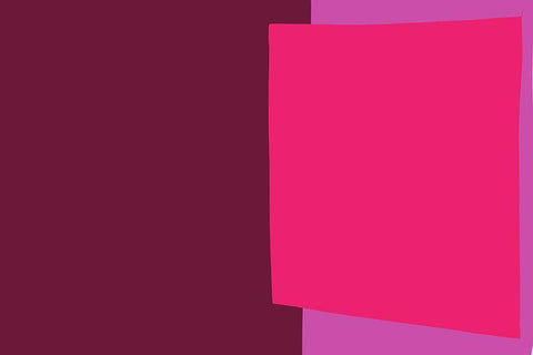 Art Shape Colors design XXXXVII White Modern Wood Framed Art Print with Double Matting by Orlov, Irena