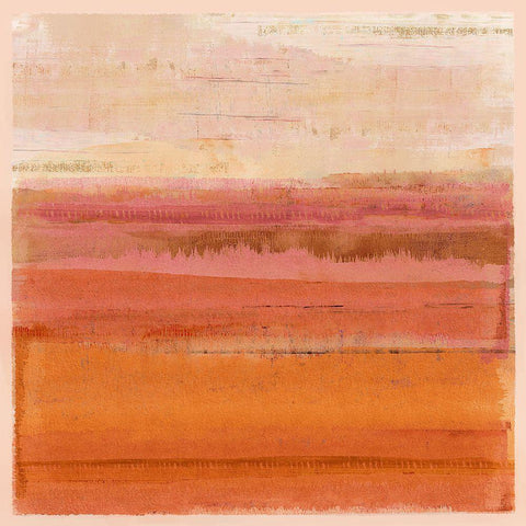 Desert Sunset I Gold Ornate Wood Framed Art Print with Double Matting by Kouta, Flora