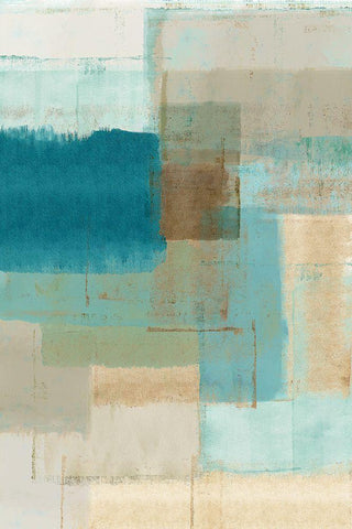 Summer Daze II White Modern Wood Framed Art Print with Double Matting by Kouta, Flora