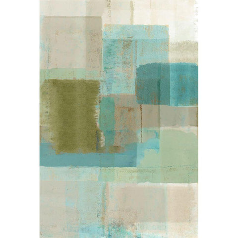 Summer Daze III Black Modern Wood Framed Art Print by Kouta, Flora