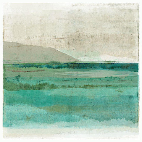 Mojito Waters I Black Ornate Wood Framed Art Print with Double Matting by Kouta, Flora