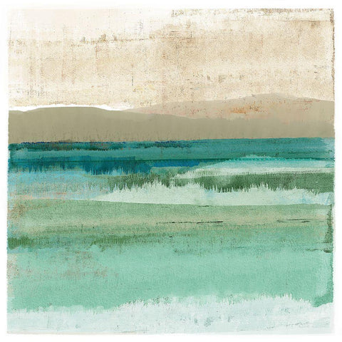 Mojito Waters III White Modern Wood Framed Art Print with Double Matting by Kouta, Flora