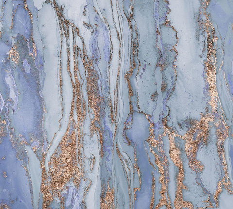 Abstract Ink Fantasy I White Modern Wood Framed Art Print with Double Matting by Haase, Andrea