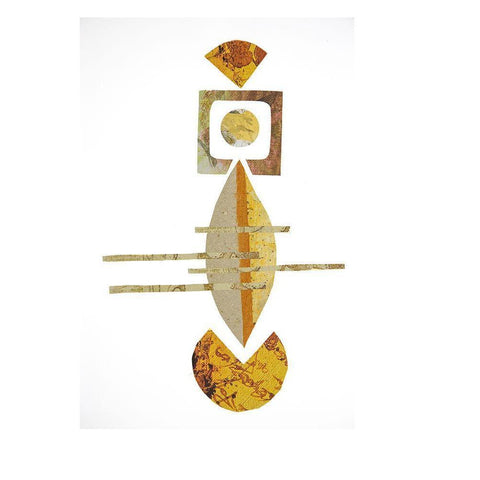 Paper Geometry White Modern Wood Framed Art Print by Haase, Andrea