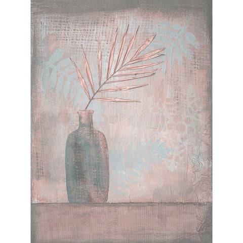 Exotic Leaf Simplicity I Black Modern Wood Framed Art Print by Haase, Andrea