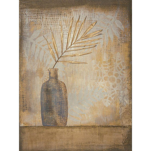 Exotic Leaf Simplicity II White Modern Wood Framed Art Print by Haase, Andrea