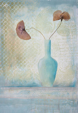 Poppy Flowers Purity White Modern Wood Framed Art Print with Double Matting by Haase, Andrea