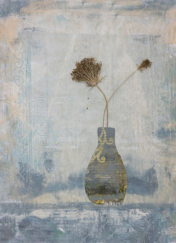 Summer is Over Black Ornate Wood Framed Art Print with Double Matting by Haase, Andrea