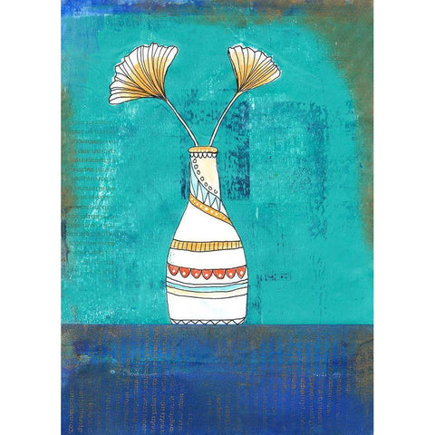 Flowergreetings Black Modern Wood Framed Art Print by Haase, Andrea