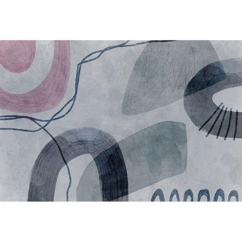 Against All Odds Black Modern Wood Framed Art Print by Haase, Andrea