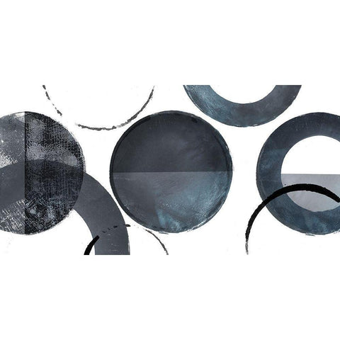 Circular Bonds Gold Ornate Wood Framed Art Print with Double Matting by Haase, Andrea