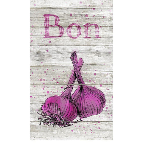 Bon Appetit I Black Modern Wood Framed Art Print with Double Matting by Haase, Andrea