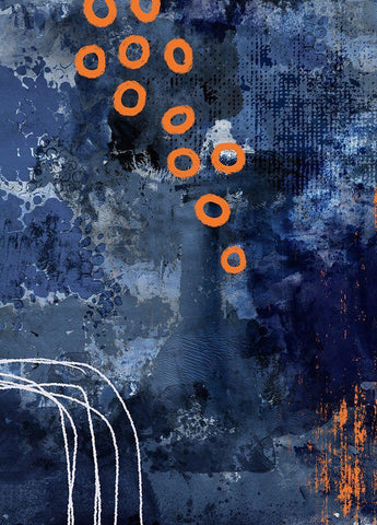 Nightscape Dream Black Ornate Wood Framed Art Print with Double Matting by Haase, Andrea