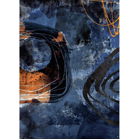 Nightscape Adventure Black Modern Wood Framed Art Print by Haase, Andrea