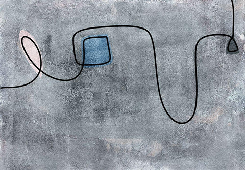 False Abbreviation Black Ornate Wood Framed Art Print with Double Matting by Haase, Andrea