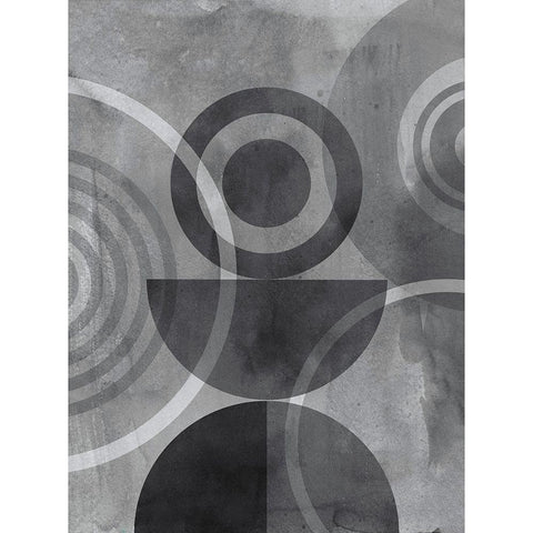 Circulation I Black Modern Wood Framed Art Print by Haase, Andrea