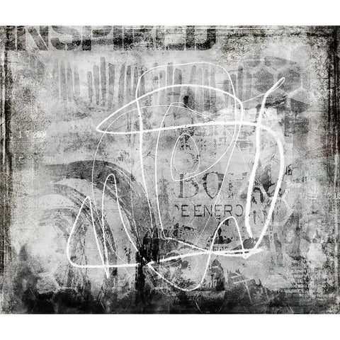 Draw Out of the Dark White Modern Wood Framed Art Print by Haase, Andrea