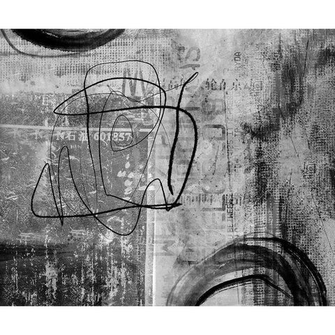 Dark Tinted Mood Impression Gold Ornate Wood Framed Art Print with Double Matting by Haase, Andrea