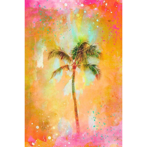 Summer Joy Gold Ornate Wood Framed Art Print with Double Matting by Haase, Andrea