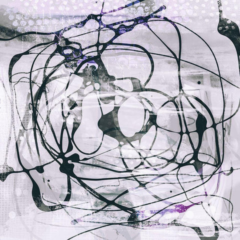 Confused Mind White Modern Wood Framed Art Print by Haase, Andrea