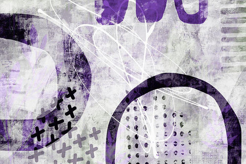 Secret Escape II White Modern Wood Framed Art Print with Double Matting by Haase, Andrea