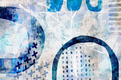 Secret Escape III White Modern Wood Framed Art Print with Double Matting by Haase, Andrea