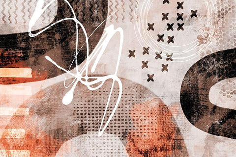 Stumbling Across I White Modern Wood Framed Art Print with Double Matting by Haase, Andrea