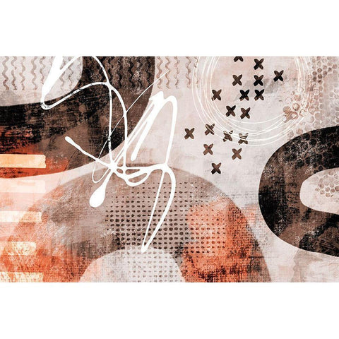 Stumbling Across I White Modern Wood Framed Art Print by Haase, Andrea