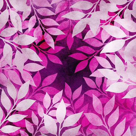 Fancy Botany II White Modern Wood Framed Art Print with Double Matting by Haase, Andrea