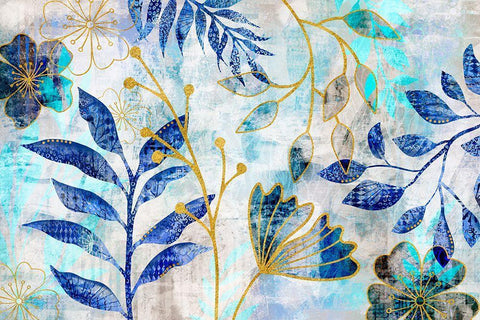 Fantasy Park I Black Ornate Wood Framed Art Print with Double Matting by Haase, Andrea