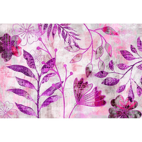 Fantasy Park II White Modern Wood Framed Art Print by Haase, Andrea