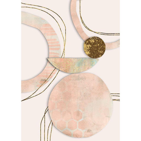 Paper Cut Elegance White Modern Wood Framed Art Print by Haase, Andrea