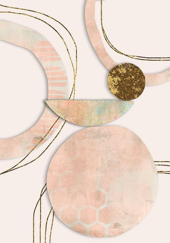 Paper Cut Elegance White Modern Wood Framed Art Print with Double Matting by Haase, Andrea