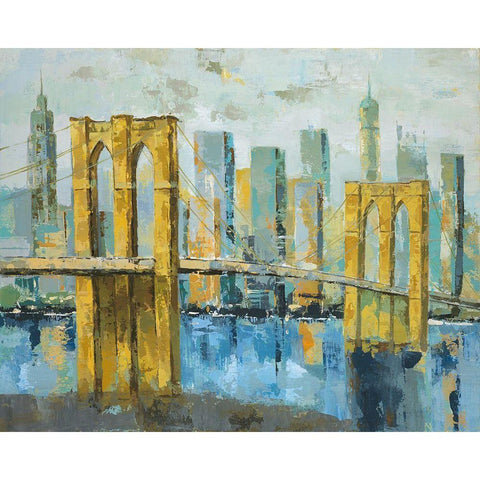 City View I Black Modern Wood Framed Art Print by Joy, Julie