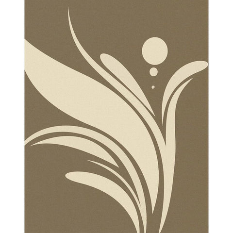 In the Flow II Black Modern Wood Framed Art Print with Double Matting by Smith, Karen