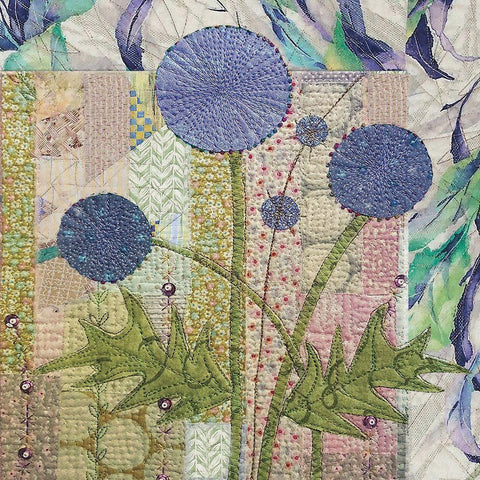 Patchwork  Black Modern Wood Framed Art Print by Hunziker, Steve