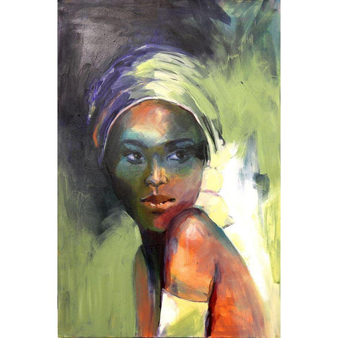 Innocent White Modern Wood Framed Art Print by Eaton, Winnie