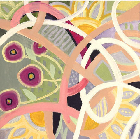 Dreamy Black Modern Wood Framed Art Print by Eaton, Winnie